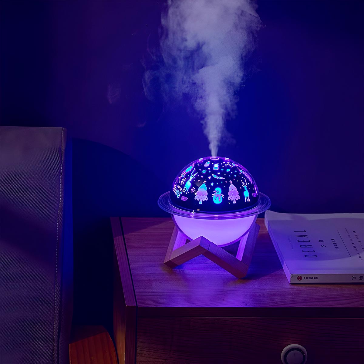 Humidificador Led Navidad Deco