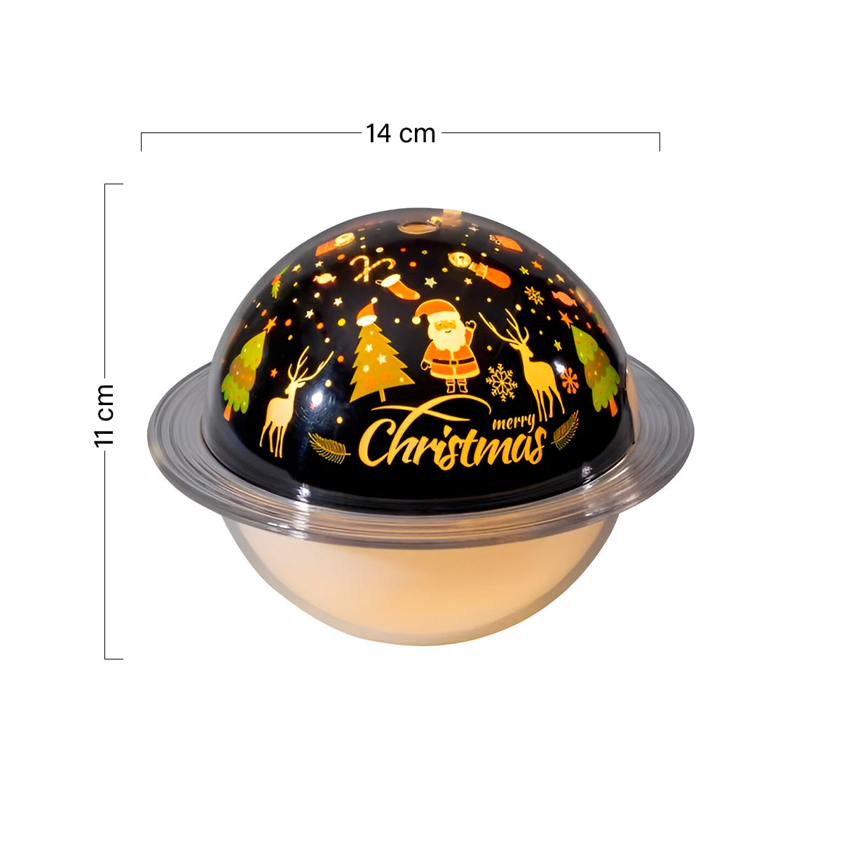 Humidificador Led Navidad Deco