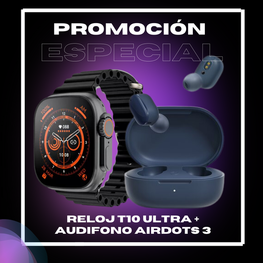 Smart Watch T10 Ultra y lleva Airpods 3 Azul ¡¡TOTALMENTE GRATIS!!