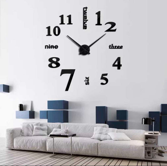 Reloj 3d Decorativo Pared Grande 100x100